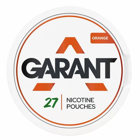 GARANT Orange 11mg nicotine pouches citrus flavour UK
