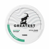 Greatest Cold Dry 16mg nicotine pouches UK mint flavour medium strength