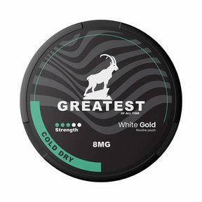 Greatest Cold Dry 8mg nicotine pouches UK light mint flavour