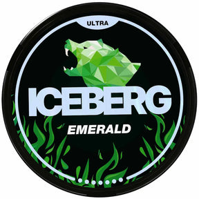 ICEBERG Emerald 70mg strong nicotine pouches can
