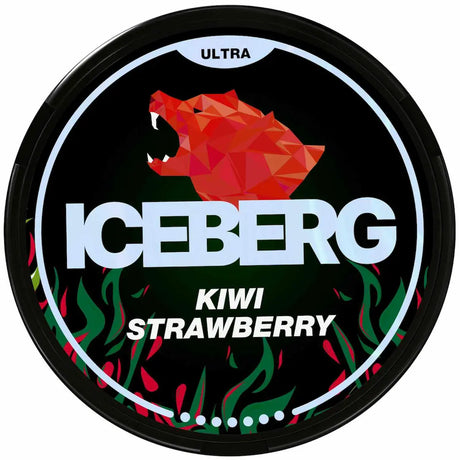 ICEBERG Kiwi Strawberry 70mg strong nicotine pouches