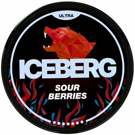 ICEBERG Sour Berries 70mg strong nicotine pouches