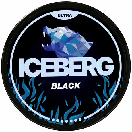 ICEBERG Black 70mg strong nicotine pouches can