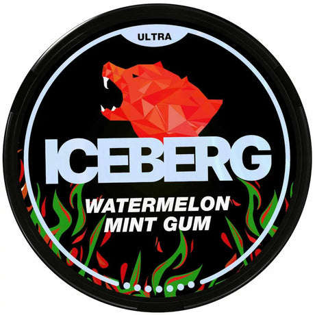 ICEBERG Watermelon Mint Gum 70mg strong nicotine pouches