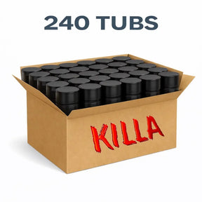 Bundle of 240 KILLA nicotine pouches available in multiple flavours.