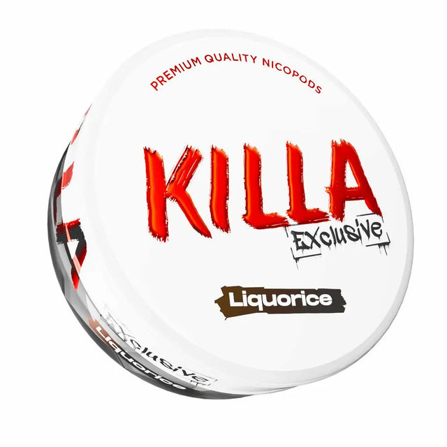 Buy KILLA EXCLUSIVE Liquorice 16mg Nicotine Pouches