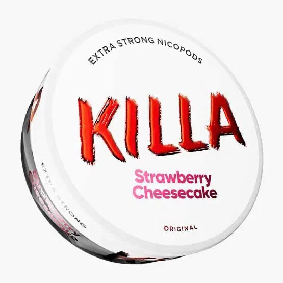 Buy ⁠Killa Strawberry Cheesecake Nicotine Pouches (16mg)