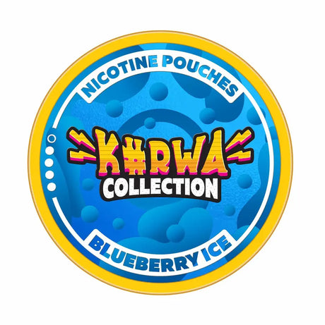 KURWA Collection Blueberry Ice 16mg medium nicotine pouches UK

