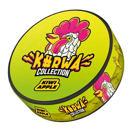 KURWA Collection Kiwi Apple 16mg nicotine pouches UK medium strength
