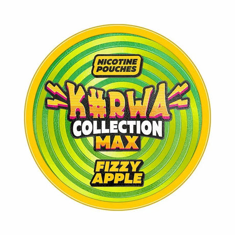 KURWA Collection Max Fizzy Apple 43mg strong nicotine pouches UK