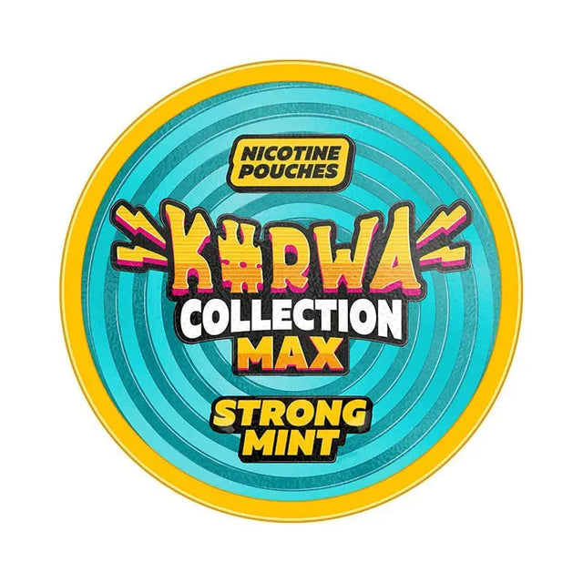 KURWA Collection Max Strong Mint 43mg strong nicotine pouches UK
