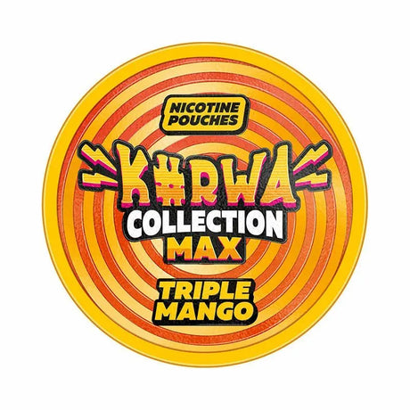 KURWA Collection Max Triple Mango 43mg strong nicotine pouches UK