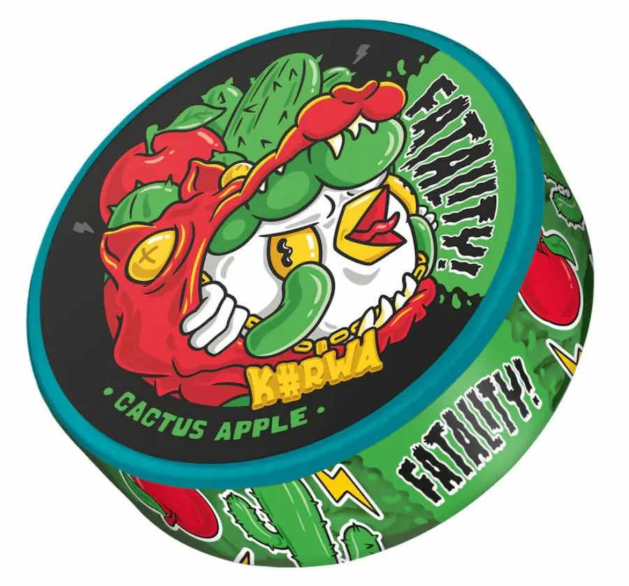 KURWA Fatality Cactus Apple 47mg strong nicotine pouches UK
