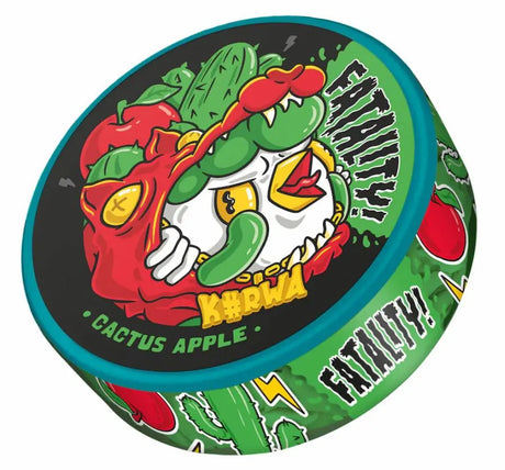 KURWA Fatality Cactus Apple 47mg strong nicotine pouches UK
