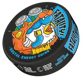 KURWA Fatality Brutal Energy Drink 47mg strong nicotine pouches UK