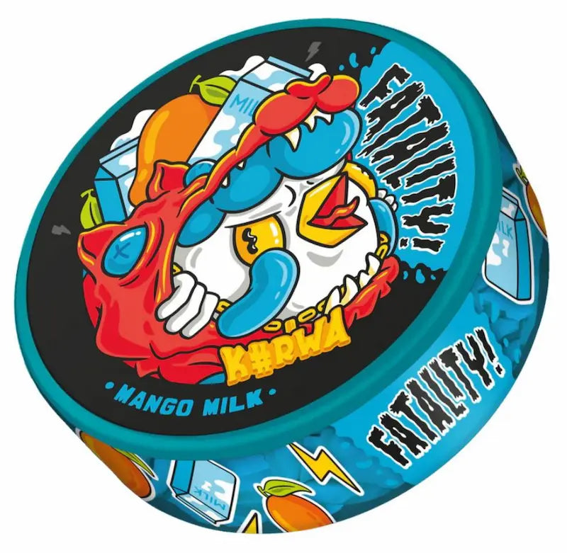 KURWA Fatality Mango Milk 47mg strong nicotine pouches UK