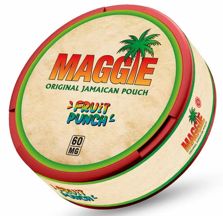MAGGIE Fruit Punch nicotine pouches tropical fruit flavour UK
