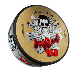Pablo Red 50mg nicotine pouches UK strong flavour high strength pouch