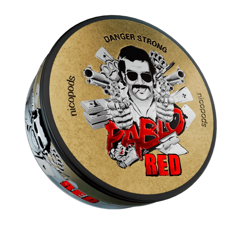 Pablo Red 50mg nicotine pouches UK strong flavour high strength pouch
