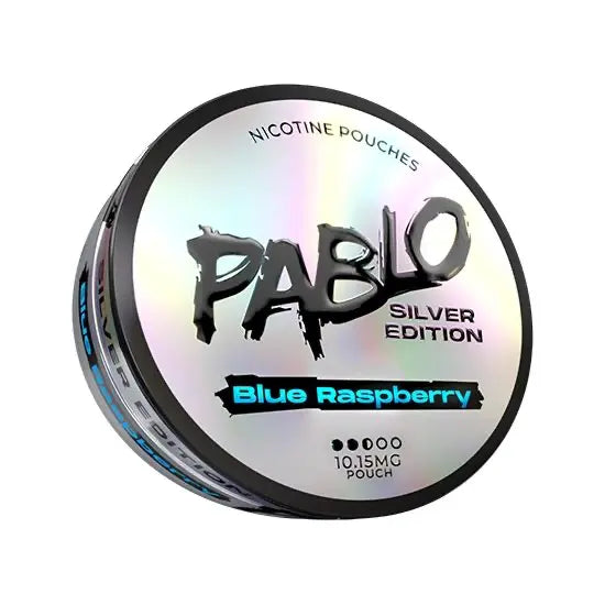Buy PABLO Silver Edition Blue Raspberry 10.15mg Nicotine Pouches