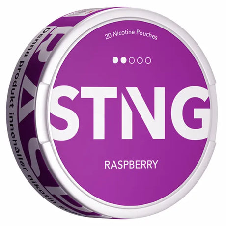 STNG Raspberry 16.7mg Nicotine Pouches 