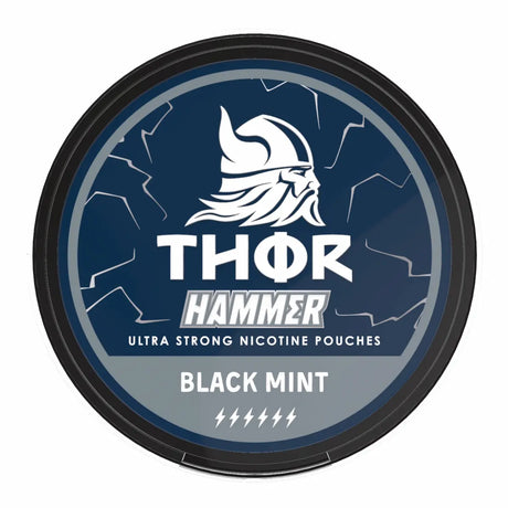 THOR Black Mint Nicotine Pouches 20mg