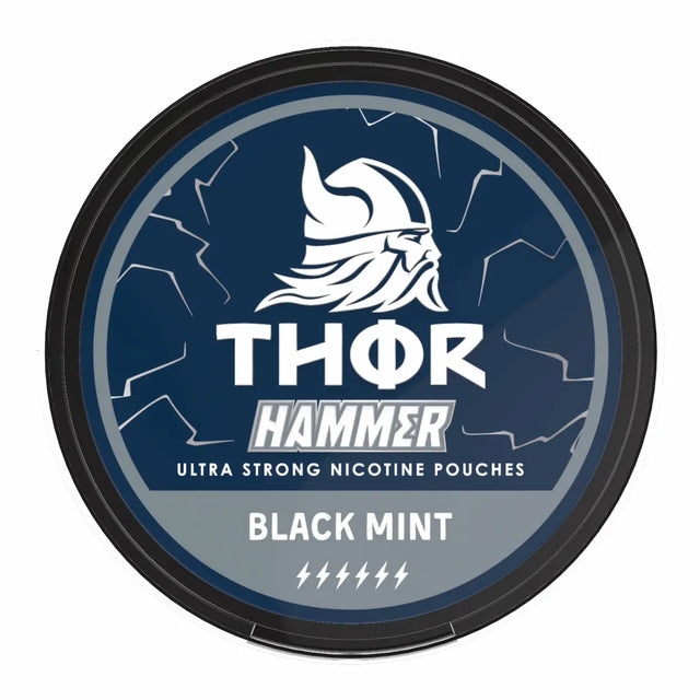 THOR Black Mint Nicotine Pouches 20mg