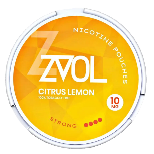 ZVOL Citrus Lemon 10mg Nicotine Pouches