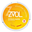 ZVOL Citrus Lemon 14mg Nicotine Pouches