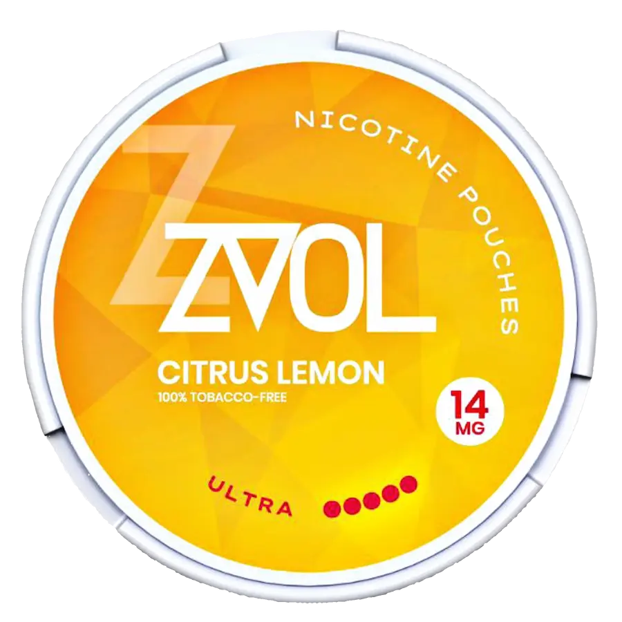 ZVOL Citrus Lemon 14mg Nicotine Pouches