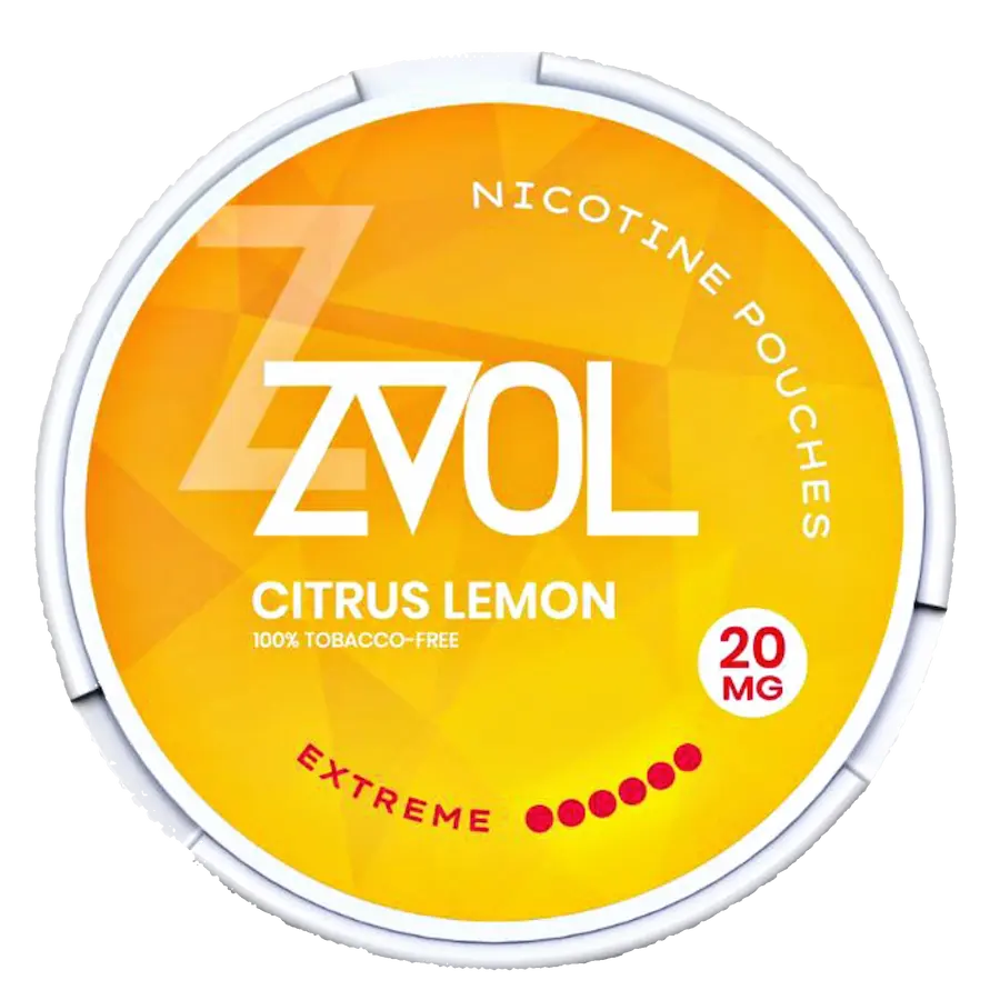 ZVOL Citrus Lemon 20mg Nicotine Pouches