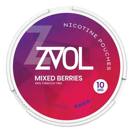 ZVOL Mixed Berries 10mg Nicotine Pouches