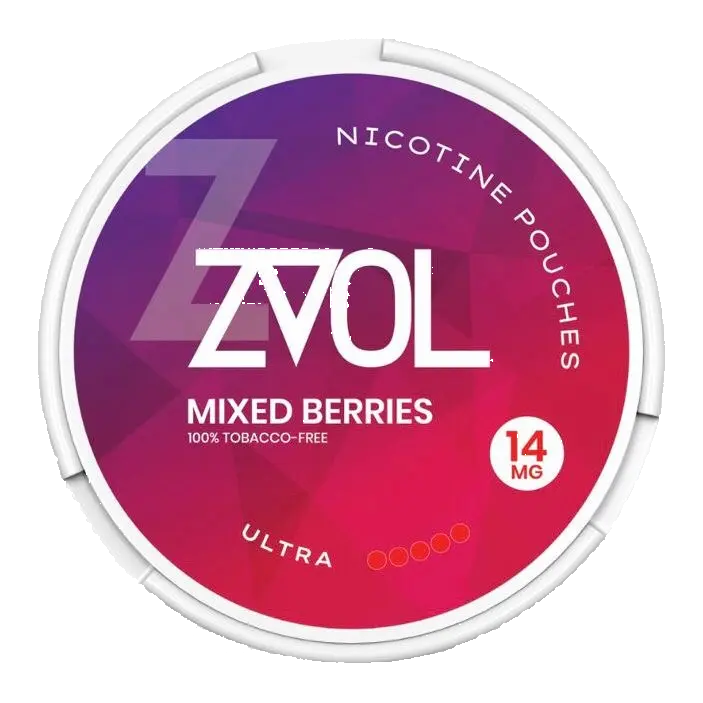 ZVOL Mixed Berries 14mg Nicotine Pouches