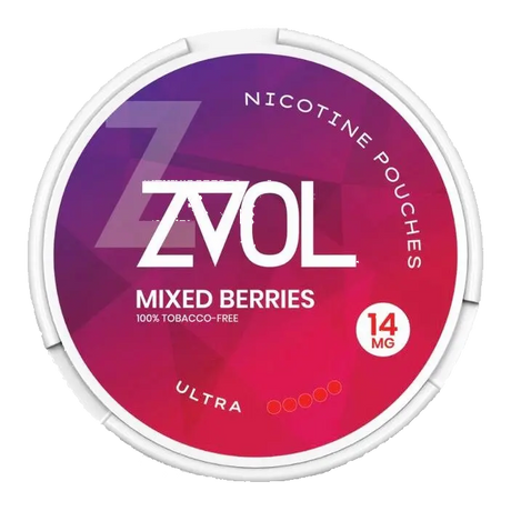 ZVOL Mixed Berries 14mg Nicotine Pouches