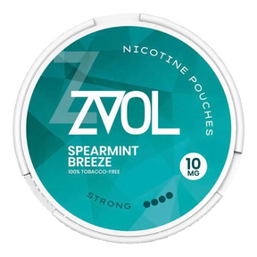 ZVOL Spearmint Breeze 10mg Nicotine Pouches