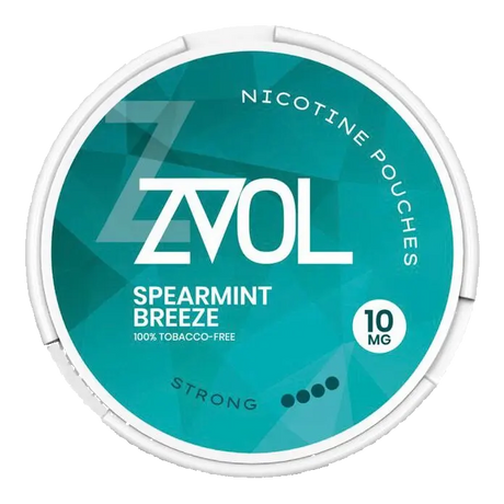 ZVOL Spearmint Breeze 10mg Nicotine Pouches