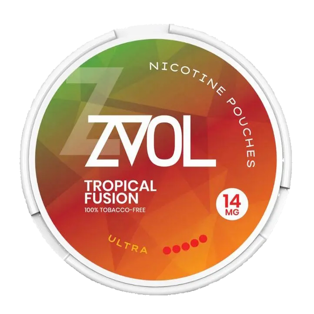 ZVOL Tropical Fusion 14mg Nicotine Pouches
