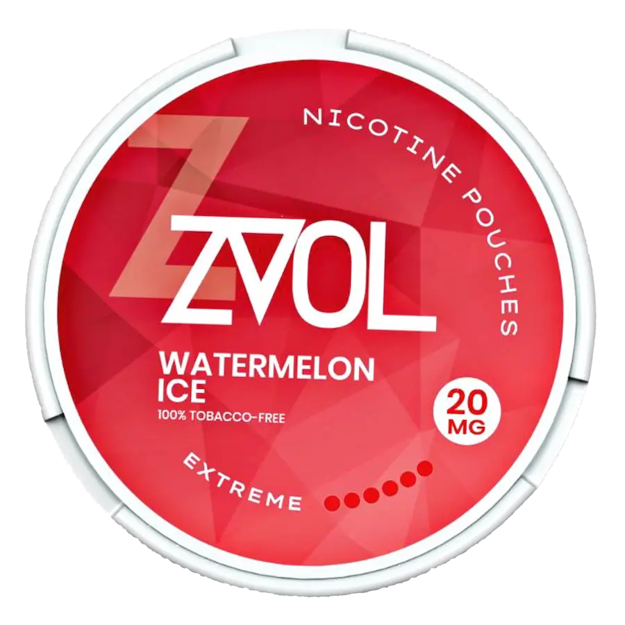 ZVOL Watermelon Ice 20mg Nicotine Pouches