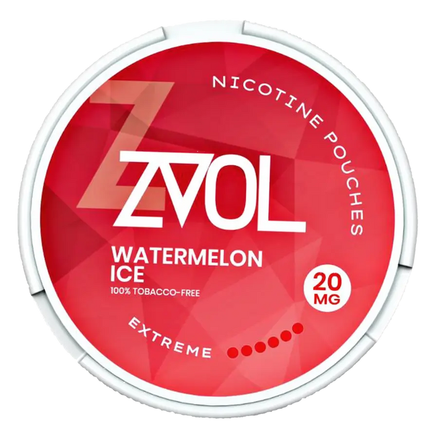 ZVOL Watermelon Ice 20mg Nicotine Pouches