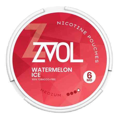 ZVOL Watermelon Ice 6mg Nicotine Pouches