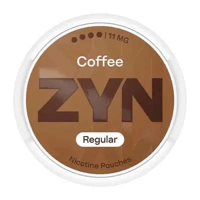 ZYN Coffee 11mg nicotine pouches with a smooth coffee flavour and tobacco free nicotine