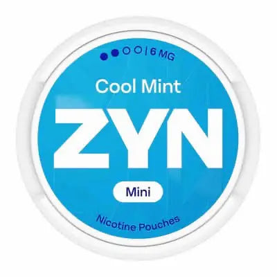 ZYN Cool Mint Mini 6mg nicotine pouches with a refreshing mint flavour and tobacco free nicotine