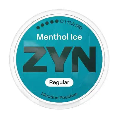 ZYN Menthol Ice nicotine pouches with a cooling menthol flavour and tobacco free nicotine
